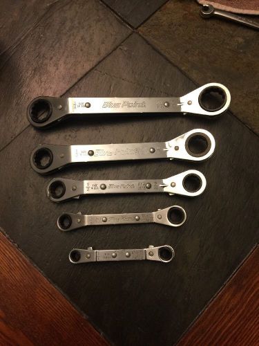 Blue point (made by snap on) wrench set, ratcheting box, 25° offset 5 pc rbya605 for sale