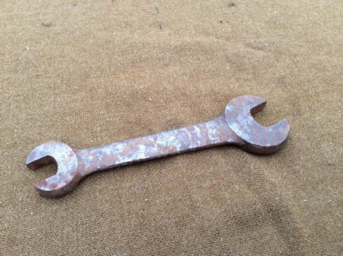 Billings 1/2 inch &amp; 3/4 inch open end wrench 7 in. long plus curved one for sale