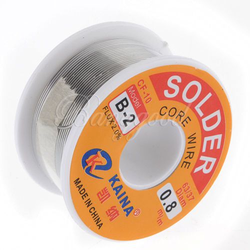 100g 63/37 0.8mm tin lead rosin core solder soldering welding iron wire reel for sale