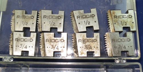 Rigid pipe die replacement dies,  1/2  &amp;  3/4  ntp for sale