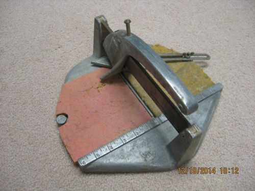 Superior Tile Cutter No. 1 12&#034; x 12&#034; Used But Very Good Condition