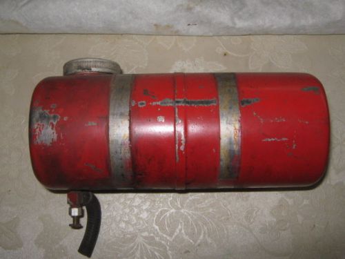 antique gas engine clinton gas tank