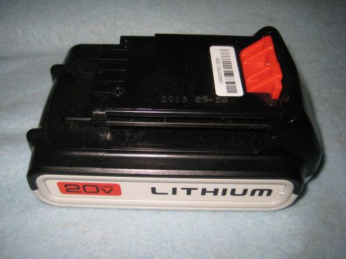 Black Decker LBXR20  Lithium  Battery 20-Volt longer runtime