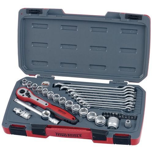 Teng t3840 3/8&#034; drive 40 piece metric socket set and spanner set kit for sale