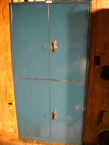 Grizzly equipment industrial tool / storage cabinet 36&#034; x 72&#034; x 19 nice used for sale