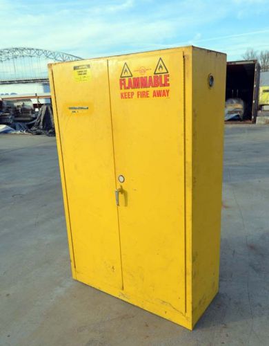 Justrite 45 Gallon No. 25450 Flammable Storage Cabinet (Inv.31857)