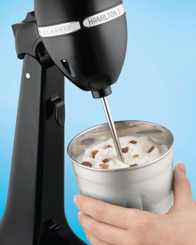NEW! Classic Milkshake Drink Mixing Mixer Milk Shake Maker Mix Machine Black