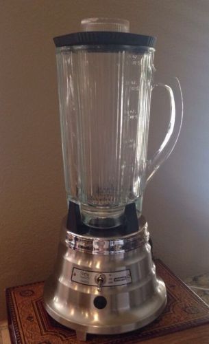 Waring Pro R600GBS 2-Speeds Blender Working Glass Pitcher Stainless Steel Pulse