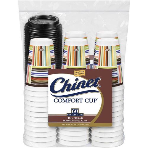 Chinet® Comfort Cup™ Hot Cups &amp; Lids - 16 oz. - 60 ct.