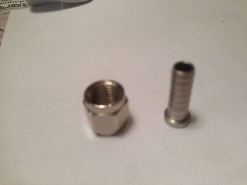 10 Barbed 10 Swivel Nut Adapters 1/4&#034; Kegging Connection Home made Beer Soda