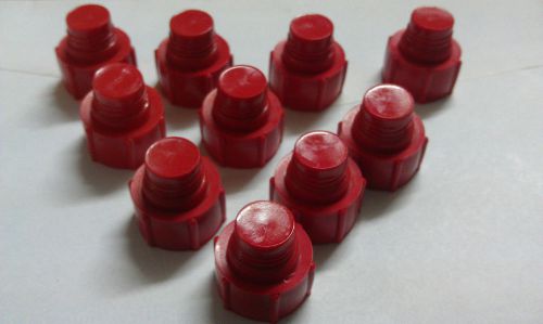 Caps, Flare, Threaded, Made to Screw into 1/4&#034; Flare Nuts,  *Pack of 10