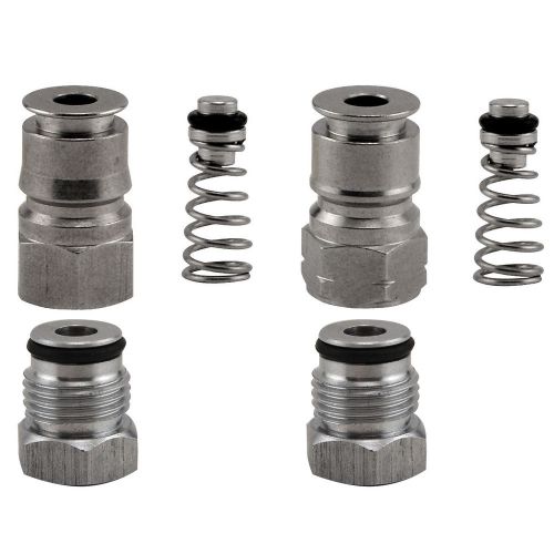 Ball lock posts - liquid &amp; gas w/ (2) poppet valves &amp; (2) corny plug adapters for sale