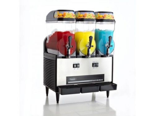 Frozen Granita Slush Machines w/ (3) 3-Gallon Bowls,  Stainless- Omega OFS30