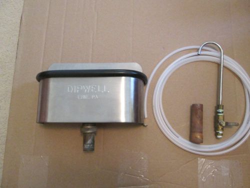 Dipwell 10&#034; SS Standard dipper well with additional parts