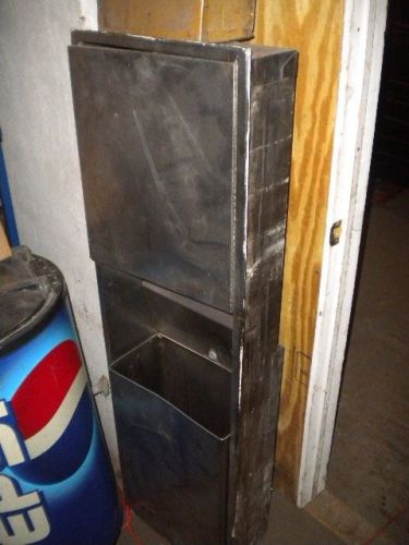Stainless steel wall build-in napkin dispenser / trash can - SEND OFFER!
