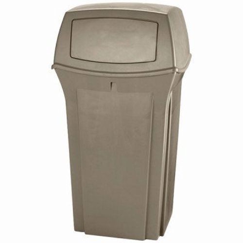 Rubbermaid Ranger 35 Gallon Garbage Can, Beige (RCP 8430-88 BEI)