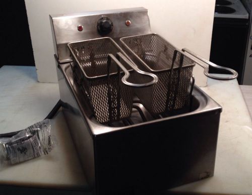 Cecilware stainless steel commercial countertop electric deep fryer el-250 nice for sale