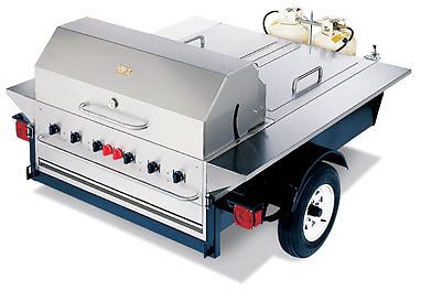 Bbq grill tg-2 crown verity tailgate barbecue bbq concession trailer for sale