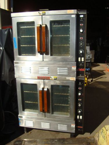 VULCAN SNORKEL SG22-E DOUBLE STACK CONVECTION OVENS 30,000btu&#039;s each oven