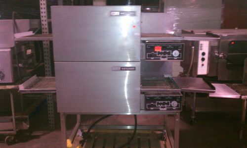Lincoln impinger double electric conveyor convection pizza/sandwich oven 1132 for sale