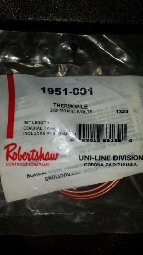 COAXIAL THERMOPILE, 36&#034; 250-750 MV REPLACES 1951-536  ROBERTSHAW