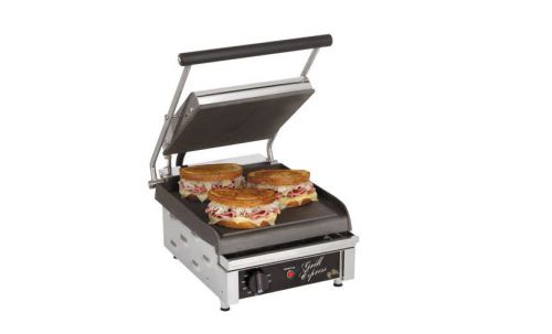 Star flat sandwich grill countertop panini gx10is smooth iron plates for sale
