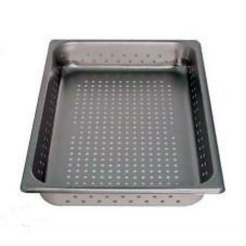 VOLLRATH FULL SIZE PERFORATED STEAM TABLE FOOD PAN, STAINLESS STEEL (30023)