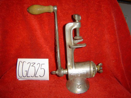 Universal Number 2 Meat Grinder Made In USA LF&amp;C CG2325