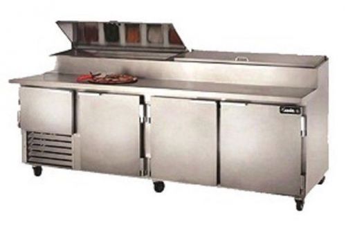 Leader ESPT96-M - 96&#034; Pizza Prep Table - ETL - Marble Top