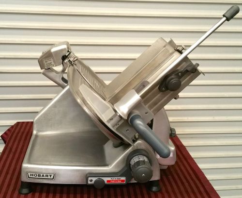 Hobart 2612 manual 12&#034; meat cheese slicer &amp; sharpener #2353 deli meat cheese nsf for sale
