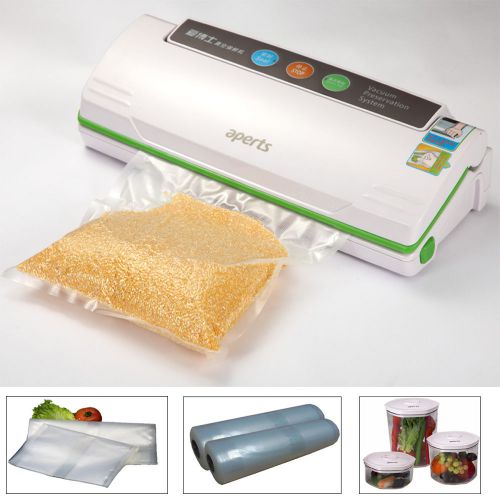 New Arrival Household Food Saver Vacuum Sealer Kits Free gift Roll Bag Canister