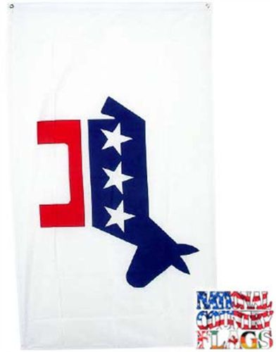 New 3x5 democratic party flag political democrat flags for sale