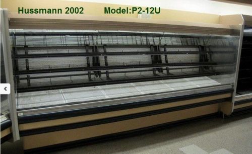 Used open dairy meat produce case hussmann 2002 12&#039; long  mod p2-12u price/foot for sale