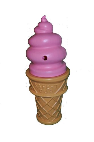 Large 2.5 ft Tall Soft Ice Cream Cone Lamp! Strawberry-Free Shipping!