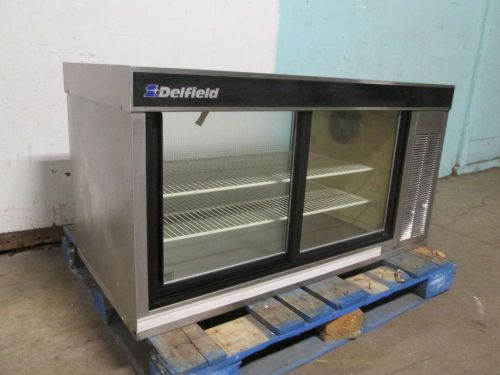 &#034;delfield&#034; commercial h.d. lighted refrigerated pie display merchandiser cooler for sale