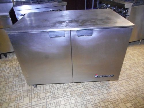 Victory commercial 2-dr. undercounter worktop freezer for sale