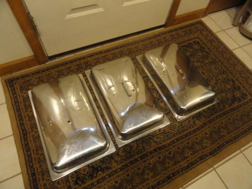 3 Buffet Pan Lid / Cover  Polished