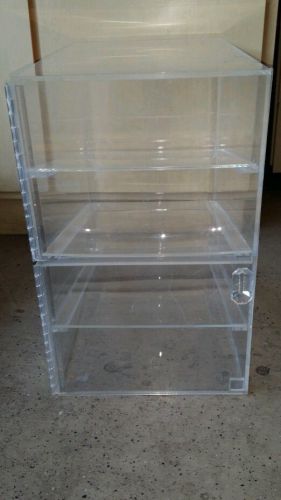 Acrylic Pastry Bakery Donut CUPCAKE Stand Display Case with 4 trays