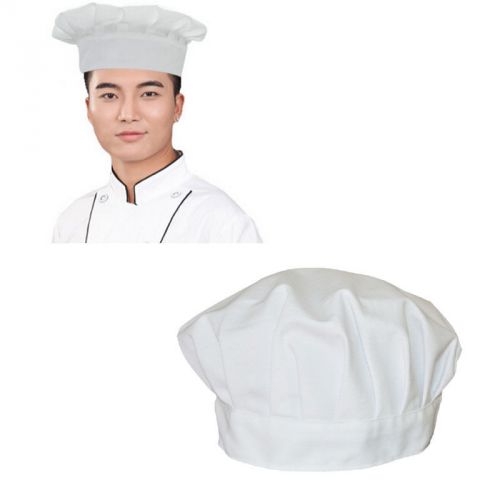 Fancy Dress Party Baker Cook Cooking BBQ Kitchen White Chef Hat Cap Vogue