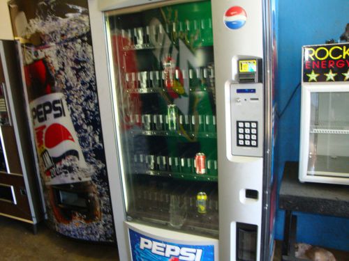 Pepsi vending machine royal rvv500 glass front vendor w/coinco mech/dollar bill for sale
