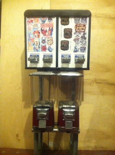 Tattoo/Sticker and candy Vending Machine Rack