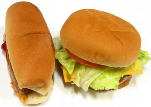 Hot Dogs Hamburgers Burgers Restaurant Food Vendor Truck Concession Decal 12&#034;