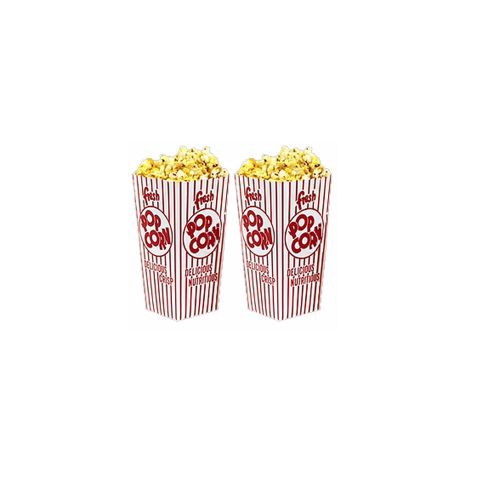 Great Northern Popcorn 100 Count Movie Theater  Popcorn Boxes .79 Ounce Open Top
