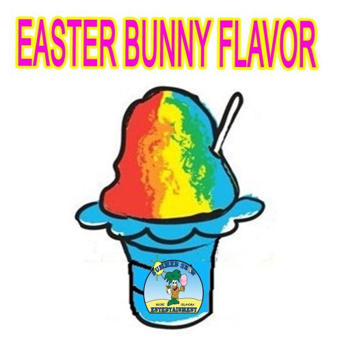 EASTER BUNNY SYRUP MIX SNOW CONE/ SHAVED ICE Flavor GALLON CONCENTRATE #1
