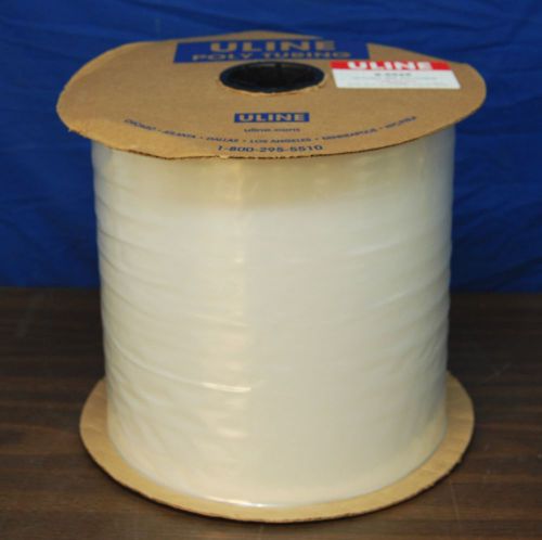 Roll of uline poly tube s-5525 12&#034; x 1500&#039; 3 mil for sale