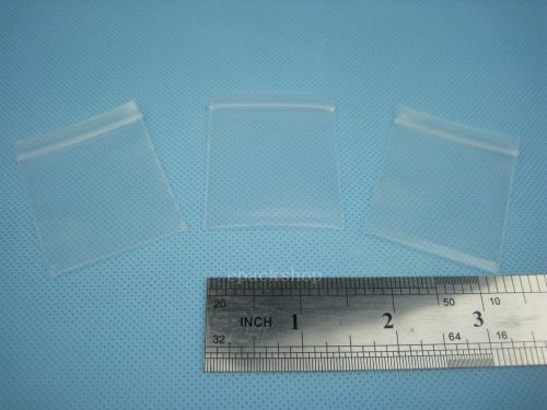 50 Clear Plastic Ziplock Reclosable Poly Zipper Bags 4 Mil_1.5&#034; x 2&#034;_40 x 50mm