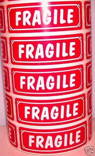 5000 big 1 x 3 fragile label sticker a best seller for sale