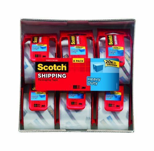 Scotch super strong packaging tape with dispenser - 2&#034; width x 66.60 (mmm1426) for sale