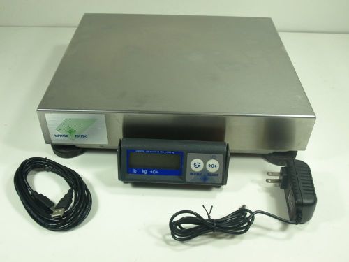 Mettler toledo ps60 usb shipping scale 150lb x 0.05lb (ss platter) for sale