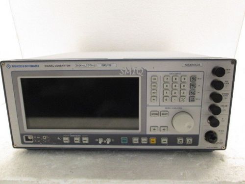 Rohde &amp; Schwarz SMIQ03B Vector Signal Generator Opt B1 B5 B11 B20 B42 B45 B51